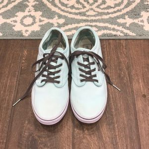 Women's Vans Mint Green Sneakers
